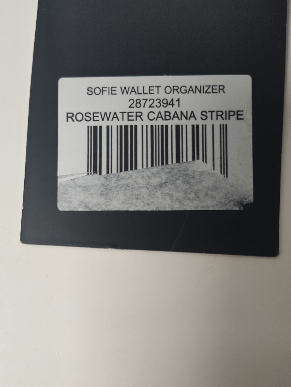 Nanette Lepore Pink and White Striped Zip-Around Wallet with Gold Logo - Picture 6 of 6